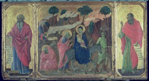 Maesta: Vlucht naar Egypte, 1308-11